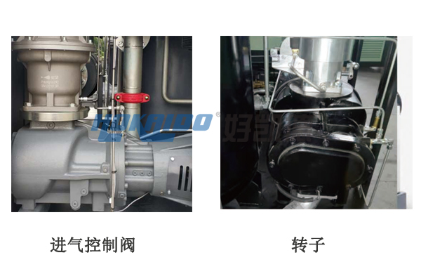 進氣(qi)控(kong)製閥咊轉(zhuan)子(zi)